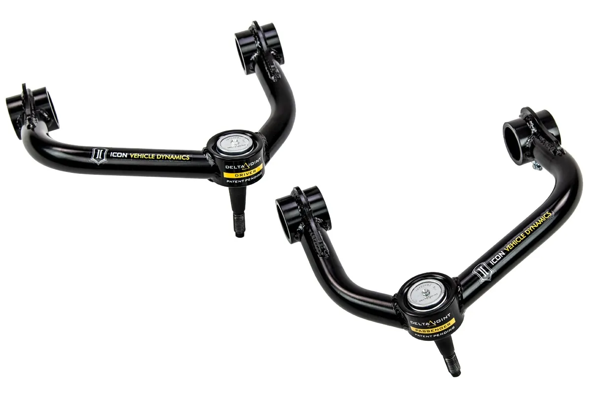 2004-2020 Ford F150 ICON Delta Joint Tubular Upper Control Arm Kit | 98500DJ