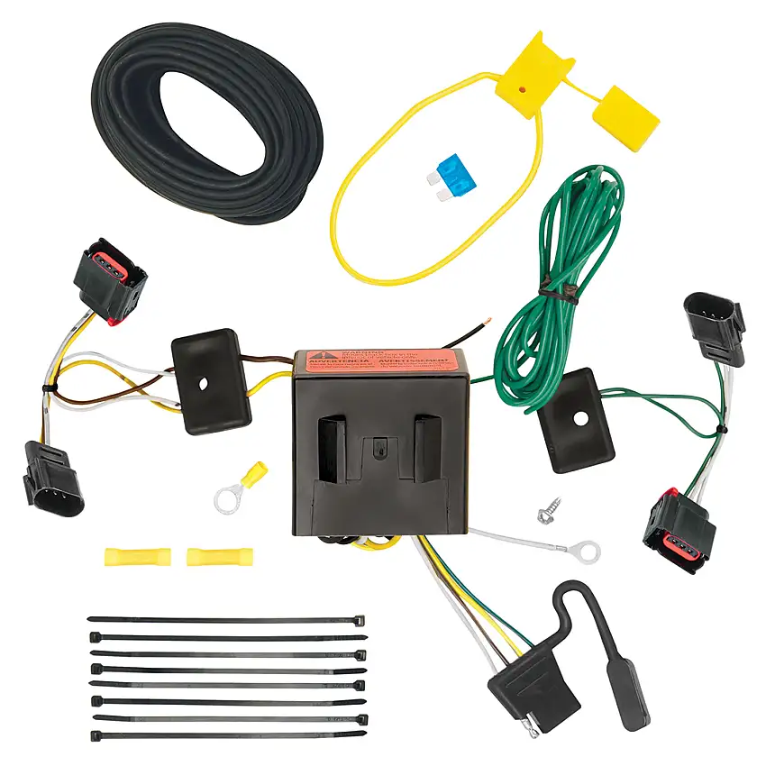 Tekonsha T-One T-Connector Harness, 4-Way Flat, w/Circuit Protected ModuLite HD Module TK118552