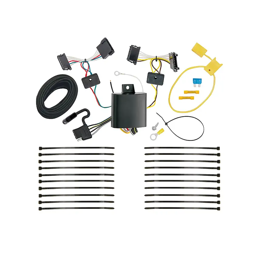 Tekonsha T-One T-Connector Harness, 4-Way Flat, w/Circuit Protected ModuLite HD Module TK118650