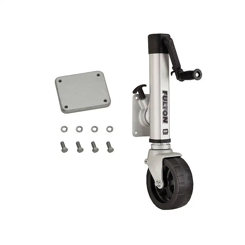 Fulton F2 Marine Trailer Jack, 1,600 lbs. Lift Capacity, Side Wind, Weld-On Side Mount, 10 in. Travel FL1413050334