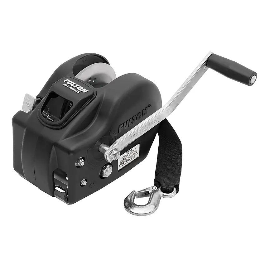 Fulton Trailer Winch, Two-Speed, 2,600 lbs. Capacity, 20 ft. Strap FL142418