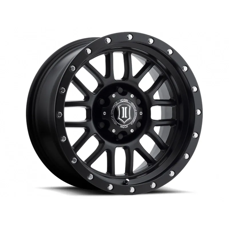 2004-2026 Ford F150 ICON Alpha 17x8.5 Wheel Satin Black | 1217856350SB