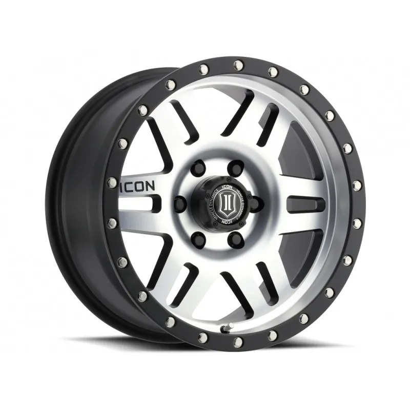 2004-2026 Ford F150 ICON Six Speed 17x8.5 Wheel (Satin Black with Machined Face) | 1417856350MB