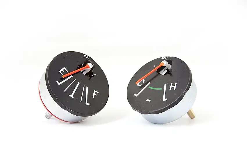 Omix-ADA Gauge Set Fuel and Temperature Original Design For 1955-86 Jeep CJ Series 17209.01
