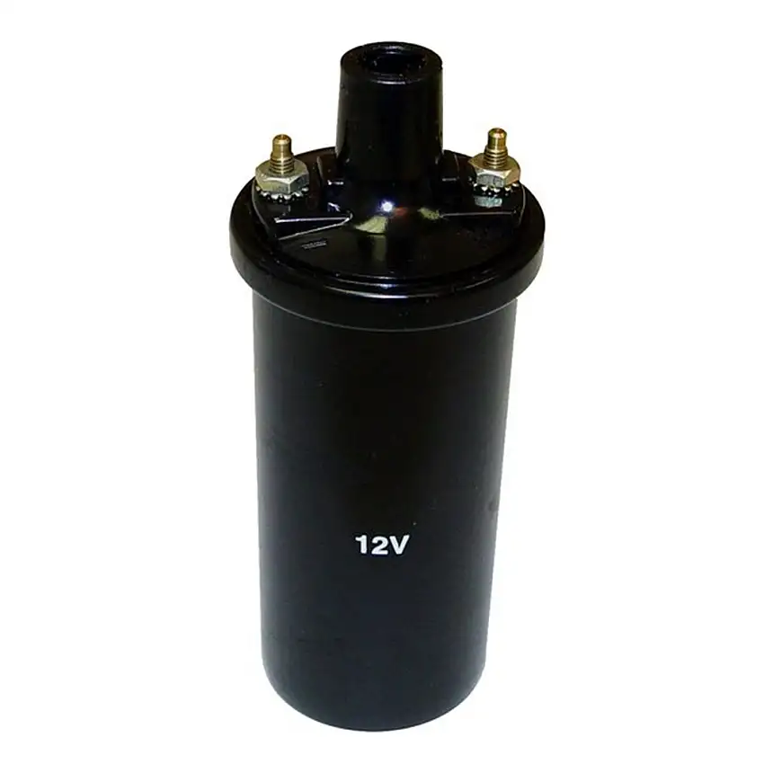 Omix-ADA Ignition Coil 12 Volt For 1963-1971 Jeep CJ Series With 4 CYL With Internal Resistor 17247.02