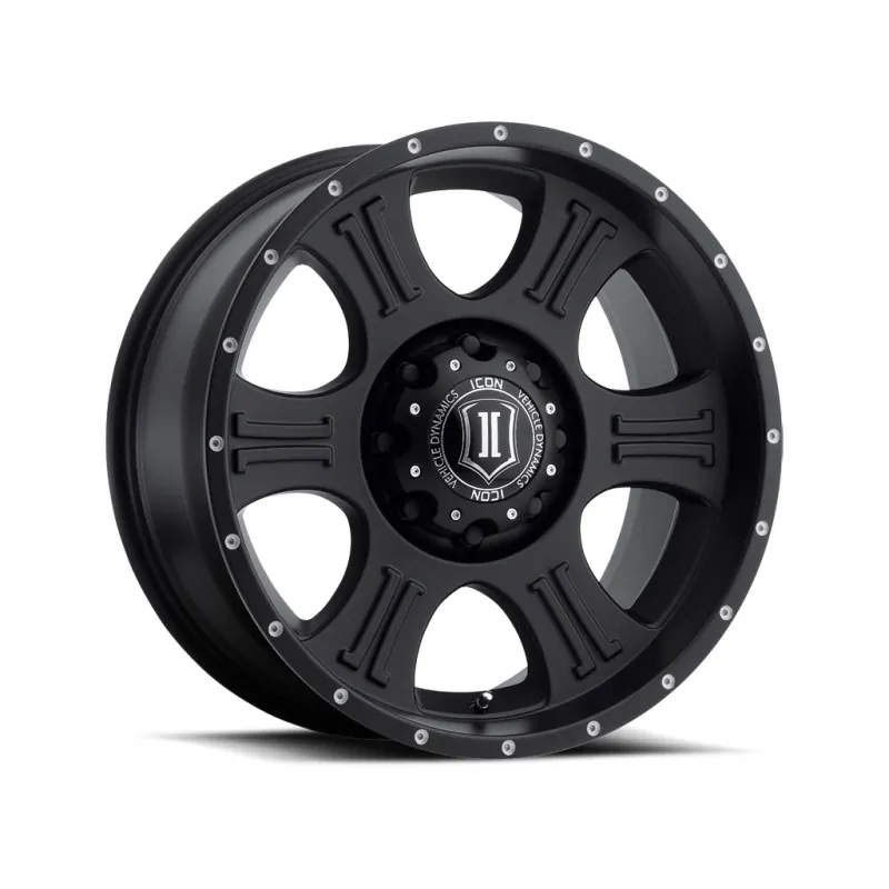 1999-2026 Ford F250 & F350 ICON Shield 20x9 inch Wheel (Satin Black) | 1020908150SB