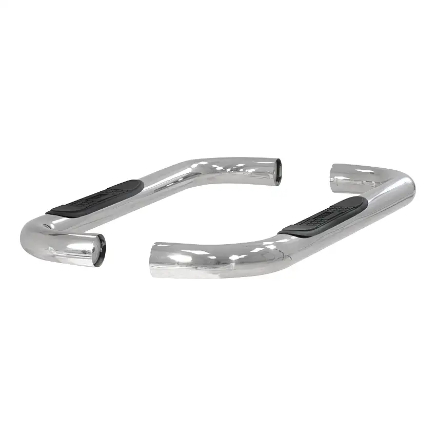 ARIES 203007-2 3-Inch Round Polished Stainless Steel Nerf Bars, No-Drill, Fits Select Ford F-150