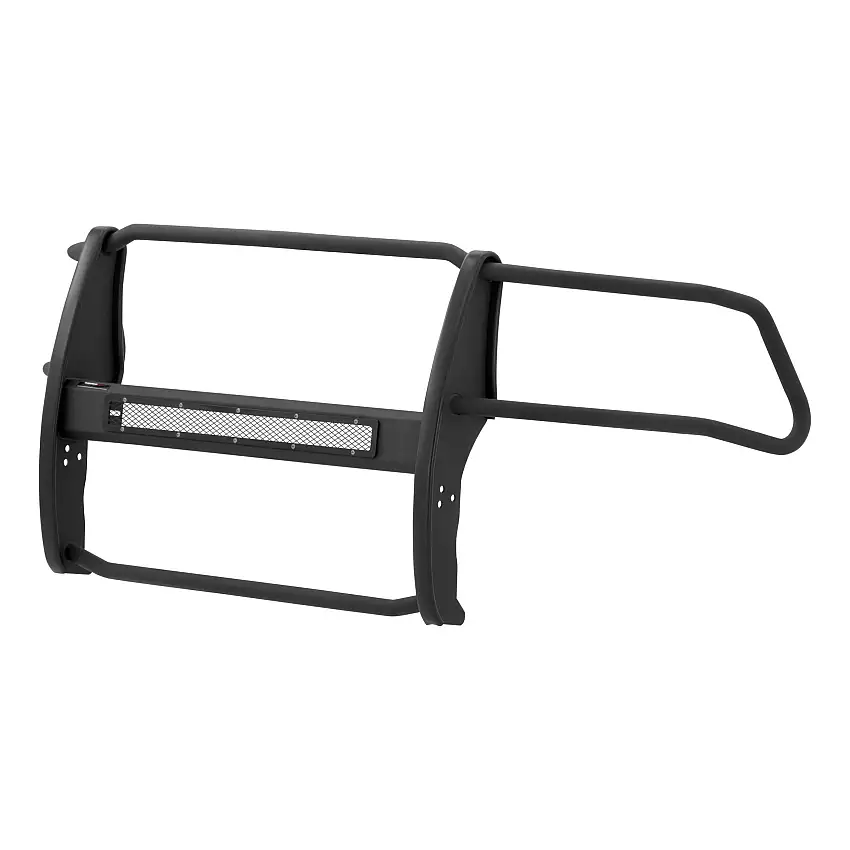 ARIES 2170026 Pro Series Black Steel Grille Guard with Light Bar, Select Dodge, Ram 2500, 3500