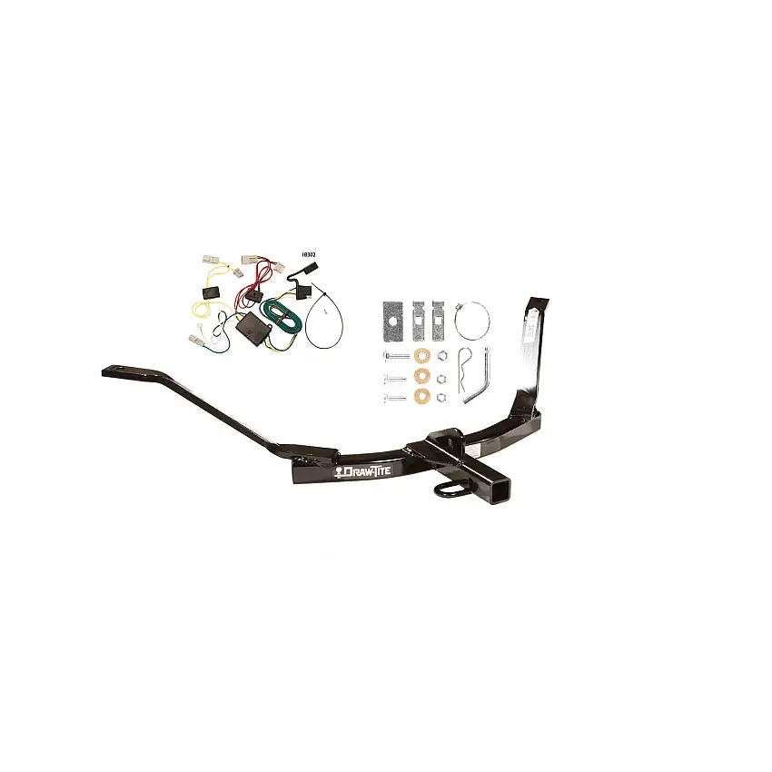 2003-2005 Honda Accord Sedan Draw-tite Class 1 Trailer Hitch, 1-1/4 Inch Square Receiver Bundle w/ Plug-n-Play T-One Wiring Harness