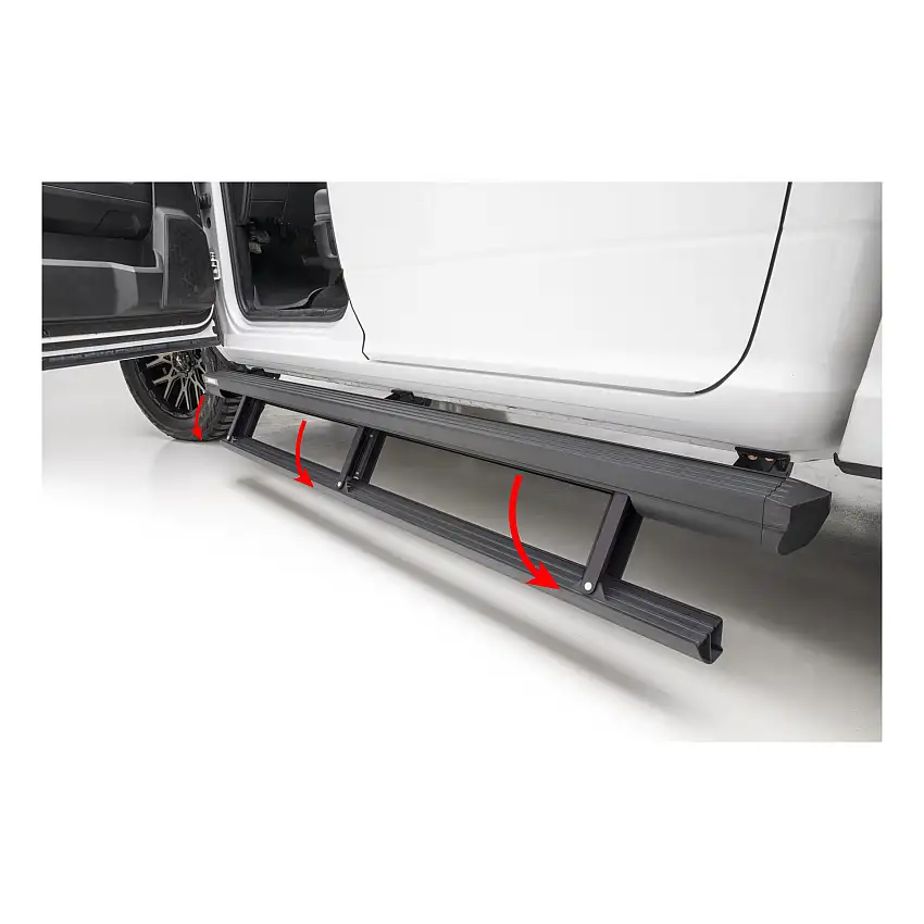 ARIES ActionTrac 83.6" Powered Running Boards, Select Ram 2500, 3500 Extended Crew Cab Step Nerf Bar Kit