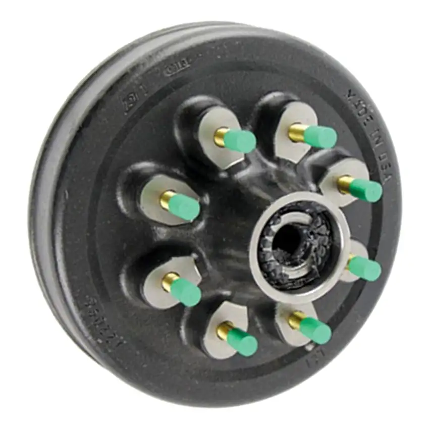 Lippert Brake Drum Hub for 8,000-lb. Axle -8 on 6.5", 9/16" Stud (with Bearing Race) 359552