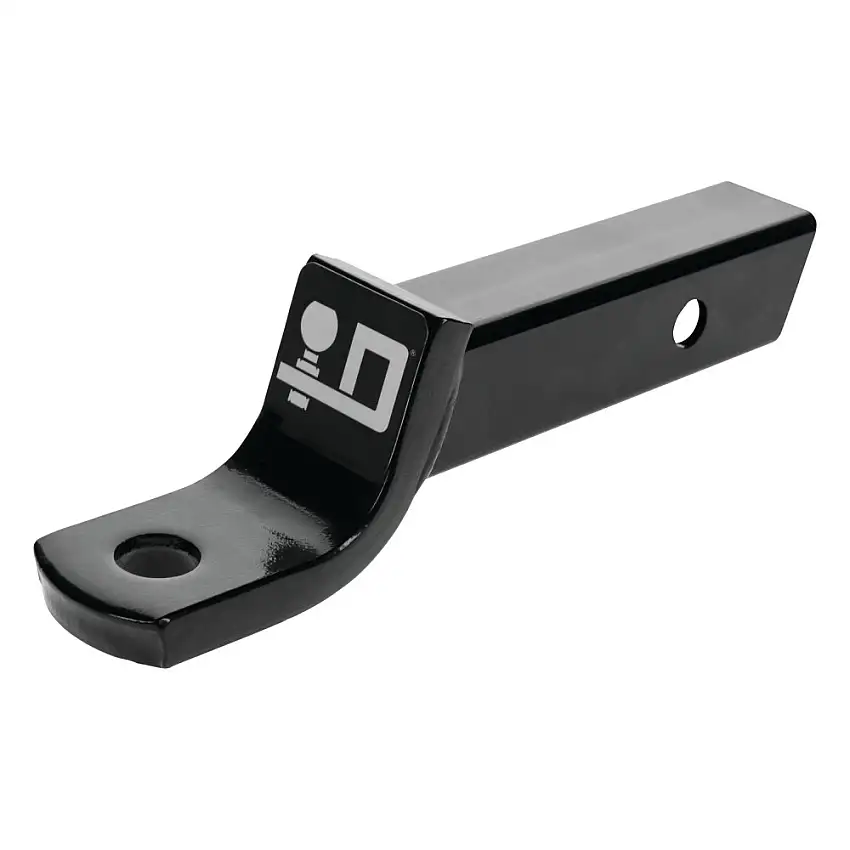 Draw-Tite Trailer Hitch Ball Mount, Fits 2 Inch Square Receiver, 2 Inch Drop, 0.75 Inch Rise, 7,500 lbss. Capacity, Black