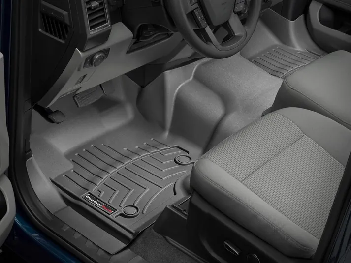 2017-2022 Ford F250 & F350 WeatherTech Laser Measured Over-the-Hump Floor Liner (Black) WT-| 4410321