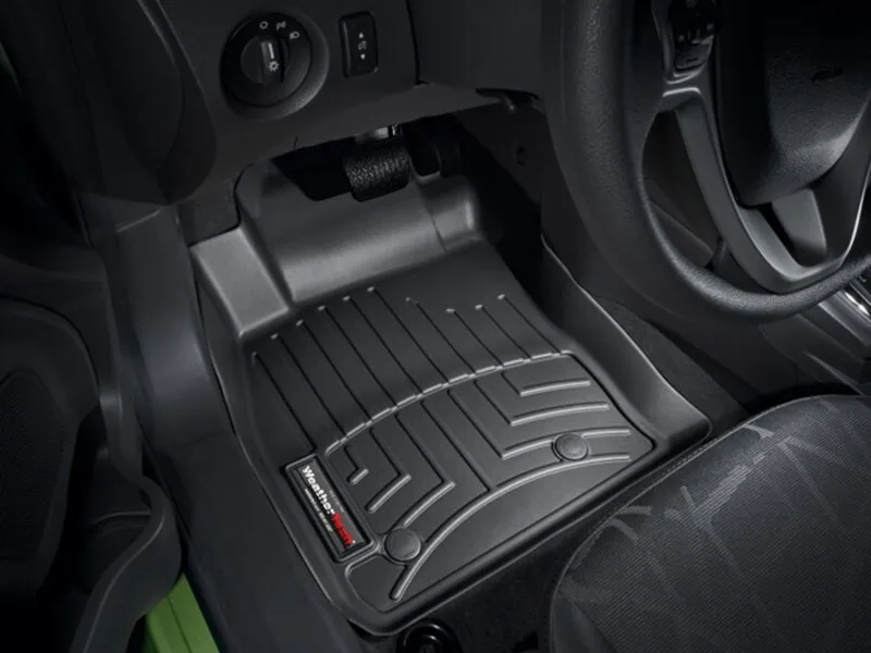 2014-2017 Fiesta WeatherTech Laser Measured Front FloorMats (Black) WT-| 443231