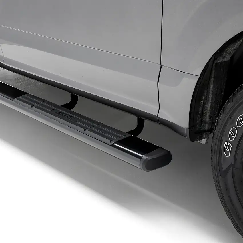 ARIES 4445036 6 x 53-Inch Oval Black Aluminum Nerf Bars, Select Toyota Tacoma