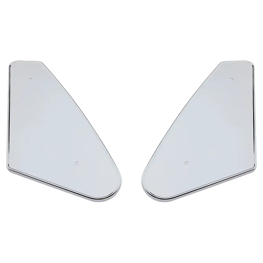 END PANEL SET, gas tank (2 chrome panels) 451-648