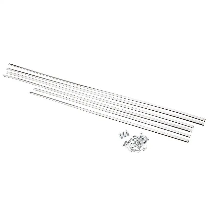 Molding Kit, OE Quality, With Hardware, MGB