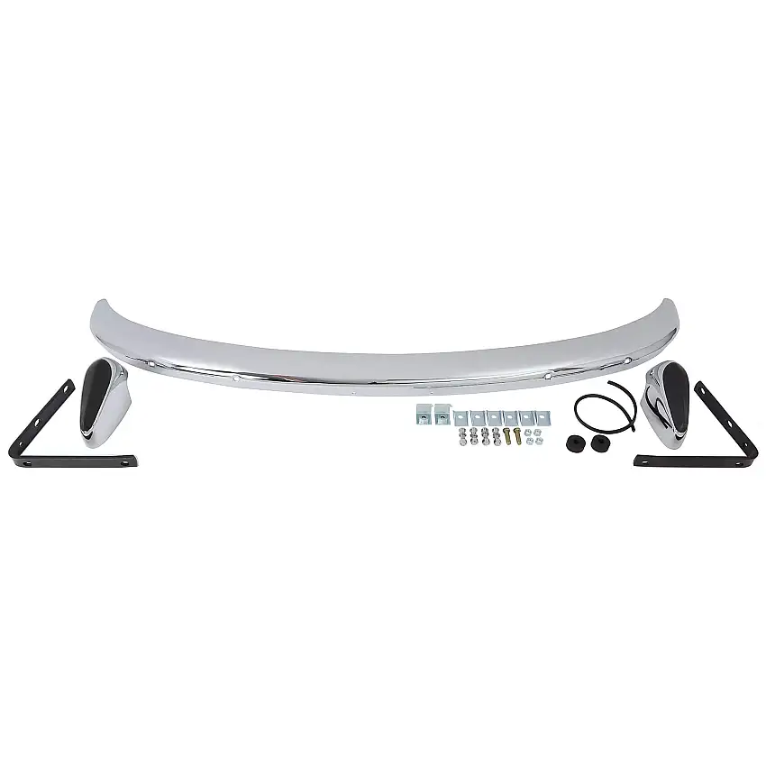 FRONT BUMPER KIT, w/rubber tip overriders