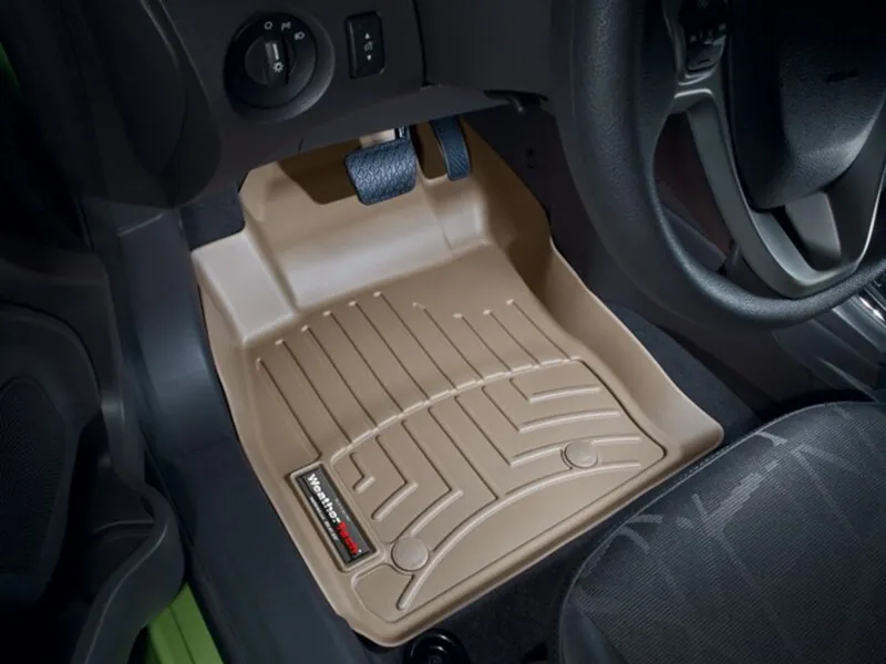 2014-2017 Fiesta WeatherTech Laser Measured Front FloorMats (Tan) WT-| 453231