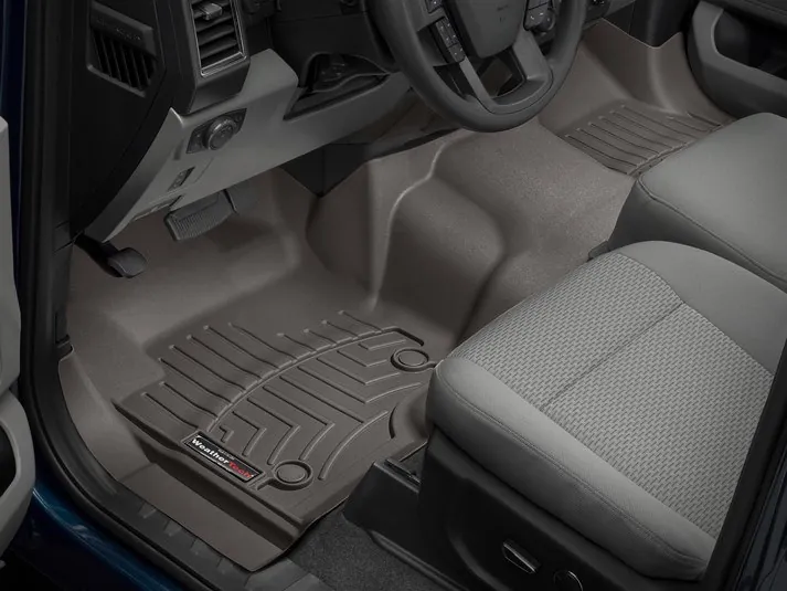 2017-2022 Ford F250 & F350 WeatherTech Laser Measured Over-the-Hump Floor Liner (Cocoa) WT-| 4710321