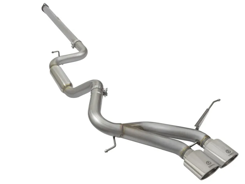 2013-2018 Focus ST 2.0L EcoBoost aFe Takeda 3 inch Cat-Back Exhaust Kit (Polished Tips) | 49-33083-P