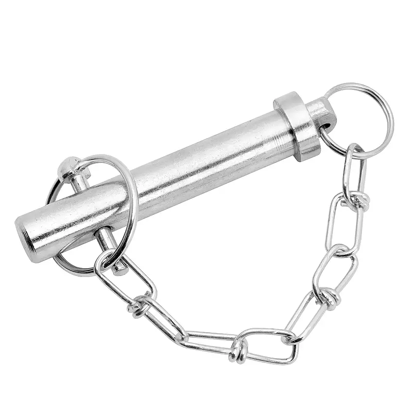 Bulldog Trailer Jack Replacement Part, Drop Leg Pull Pin Assembly, 3/4 in. x 3 in.