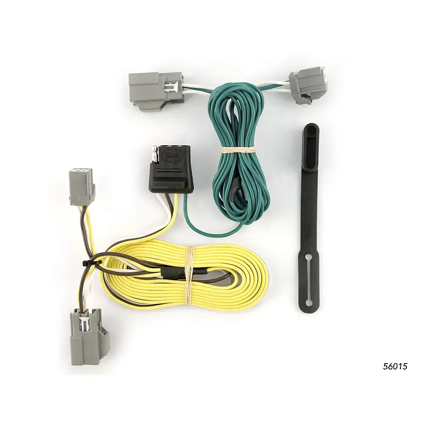 CURT Custom Wiring Harness, 4-Way Flat Output, Select Ford Taurus, Mercury Sable Trailer Connector Kit