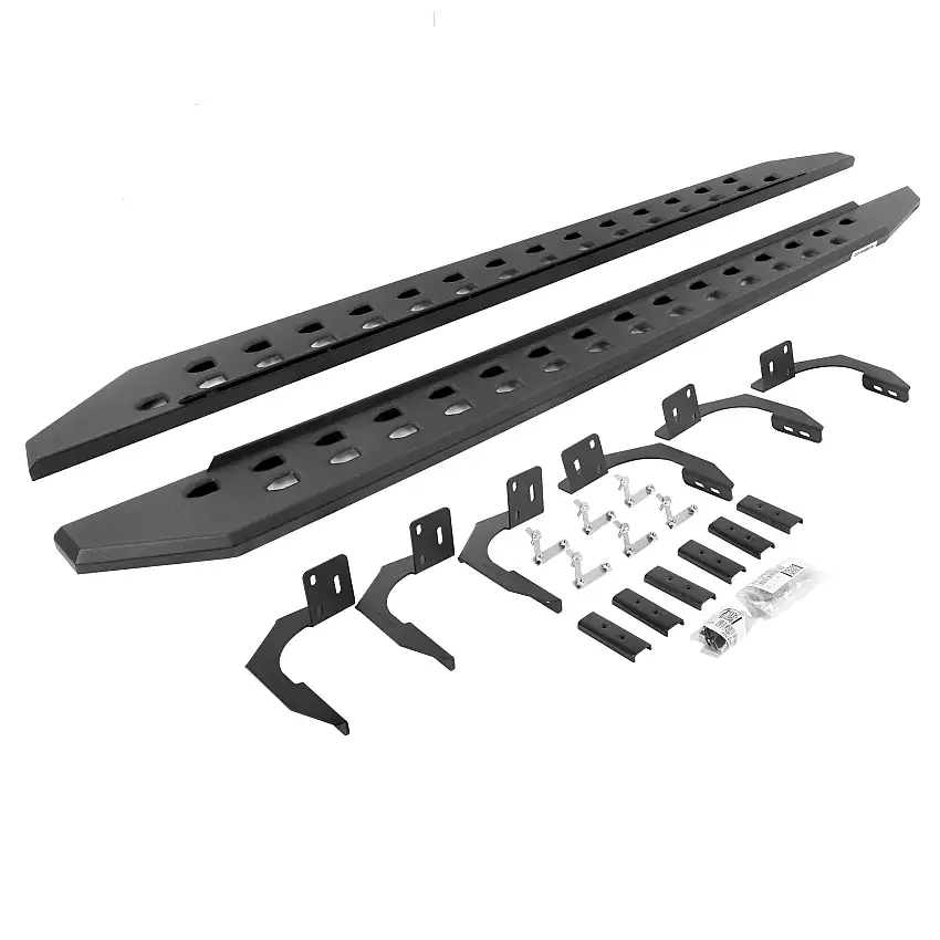 Go Rhino 69410687SPC RB20 Slim Line Running Boards with Mounting Brackets Kit