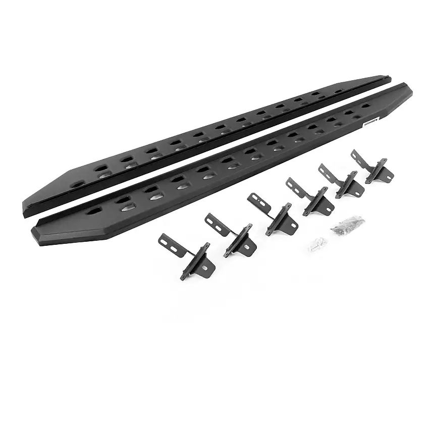 Go Rhino 69412973SPC RB20 Slim Line Running Boards with Mounting Bracket Kit