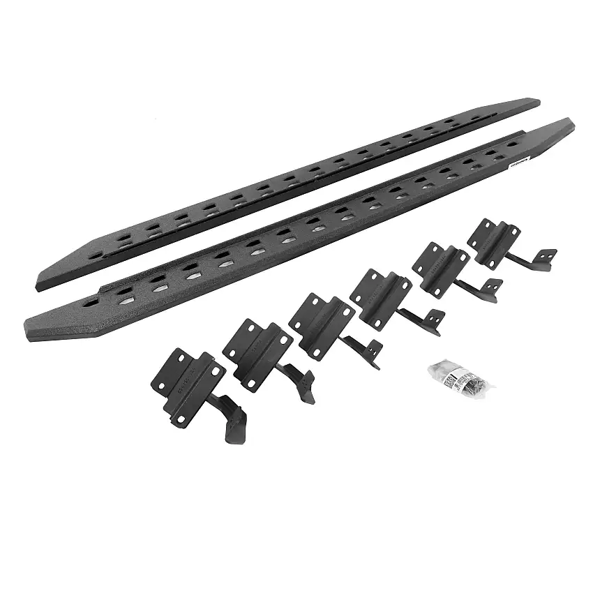 Go Rhino 69417780ST RB20 Slim Line Running Boards with Mounting Bracket Kit