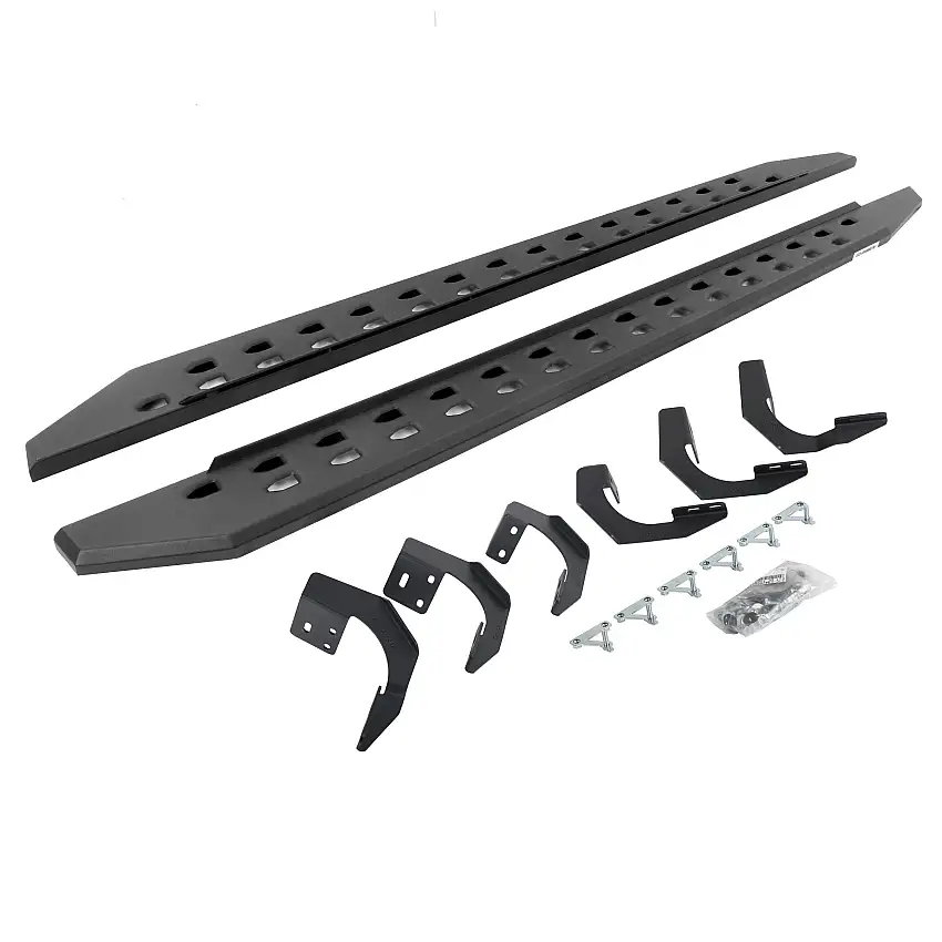 Go Rhino 69430687SPC RB20 Slim Line Running Boards with Mounting Brackets Kit
