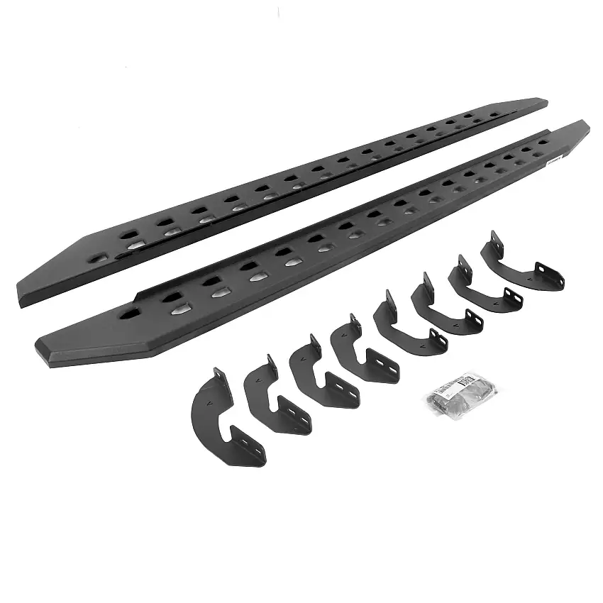 Go Rhino 69441580SPC RB20 Slim Line Running Boards with Brackets Kit