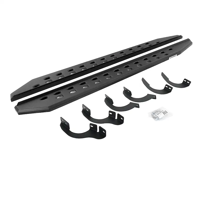 Go Rhino 69442568SPC RB20 Slim Line Running Boards with Mounting Brackets Kit