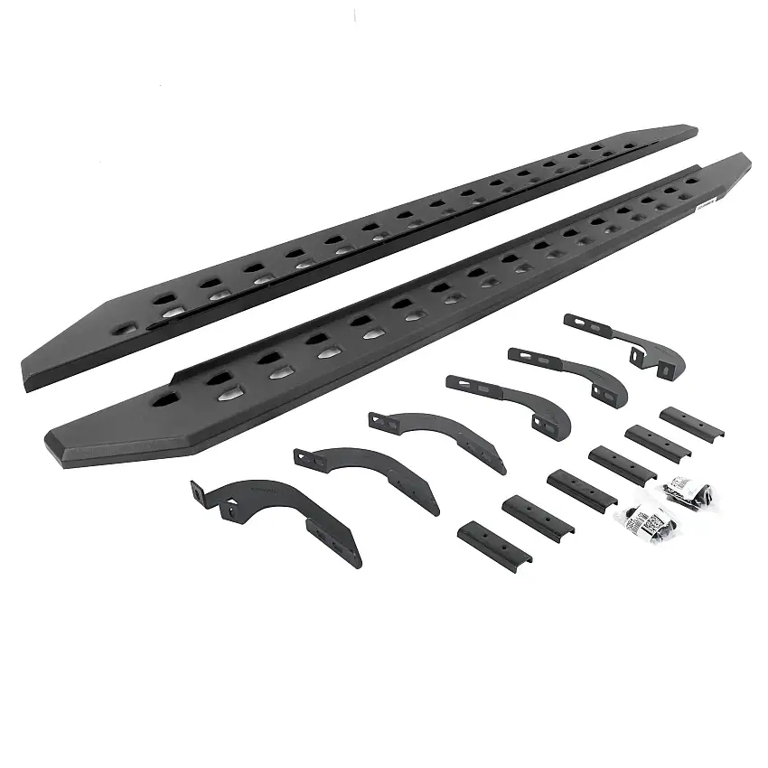 Go Rhino 69442987SPC RB20 Slim Line Running Boards with Mounting Brackets Kit