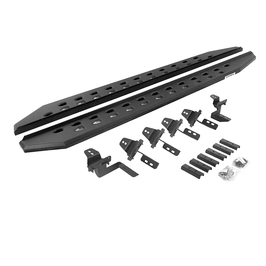 Go Rhino 69450568SPC RB20 Slim Line Running Boards with Mounting Brackets Kit