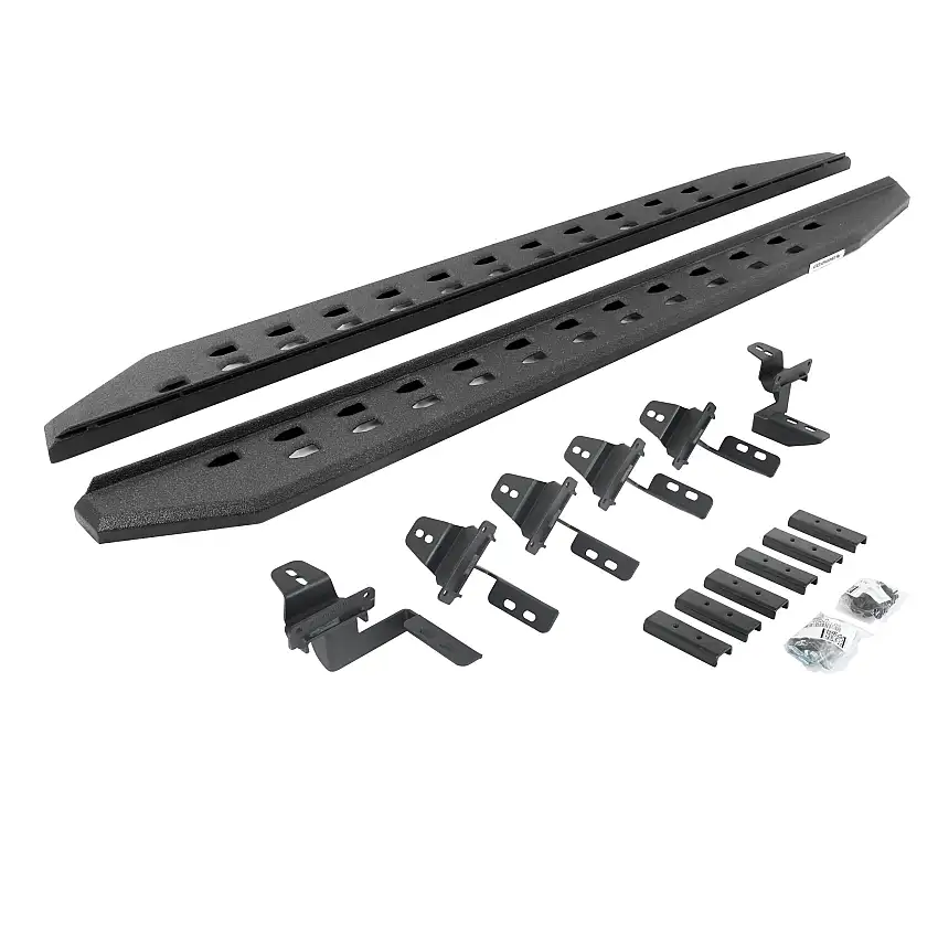 Go Rhino 69450568ST RB20 Slim Line Running Boards with Mounting Bracket Kit