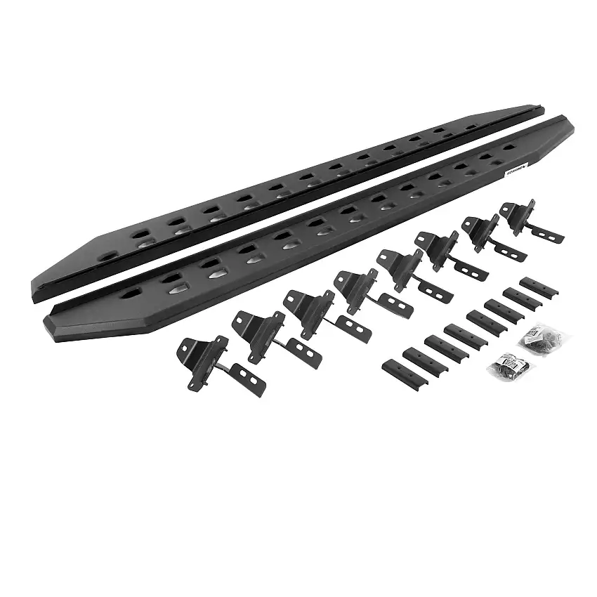 Go Rhino 69450673SPC RB20 Slim Line Running Boards with Mounting Brackets Kit