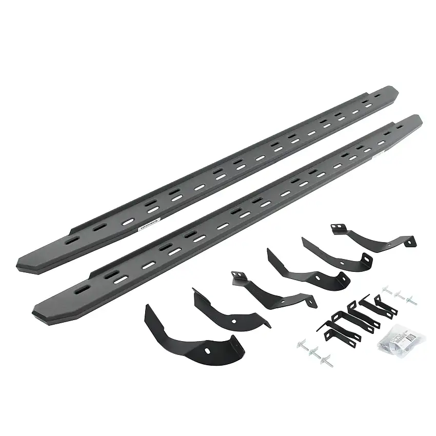 Go Rhino 69605187SPC RB30 Slim Line Running Boards with Mounting Bracket Kit