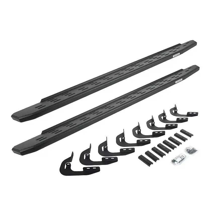 Go Rhino 69605880PC RB30 Running Boards with Mounting Bracket Kit