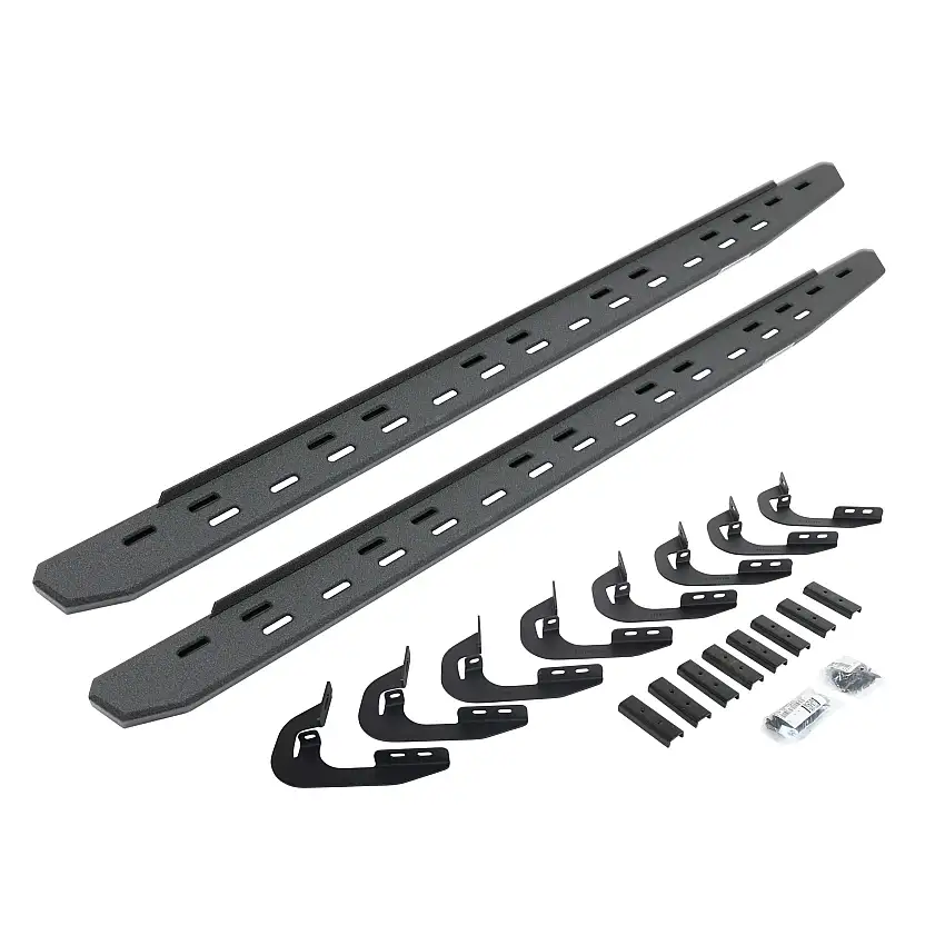 Go Rhino 69605880ST RB30 Slim Line Running Boards with Mounting Bracket Kit