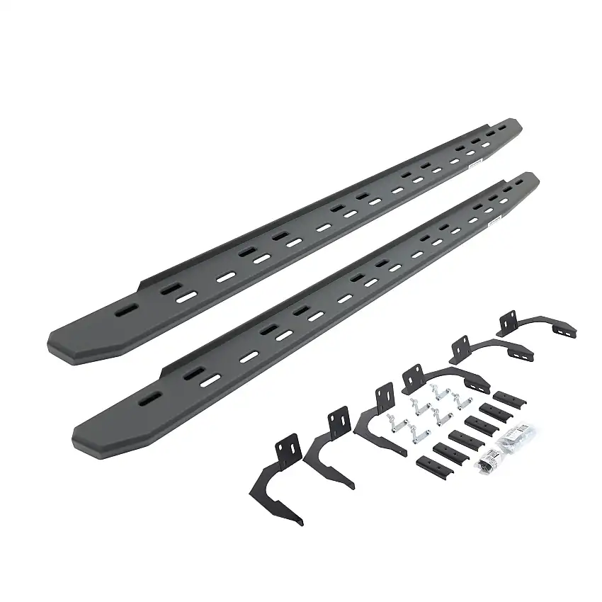 Go Rhino 69609980SPC RB30 Slim Line Running Boards with Mounting Bracket Kit