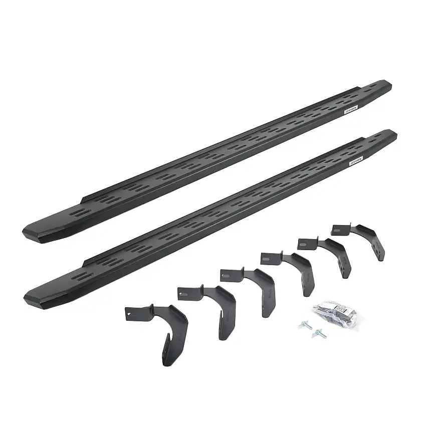 Go Rhino 69612680PC RB30 Running Boards with Mounting Bracket Kit