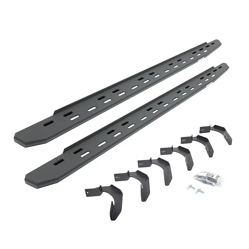 Go Rhino 69612680SPC RB30 Slim Line Running Boards with Mounting Bracket Kit