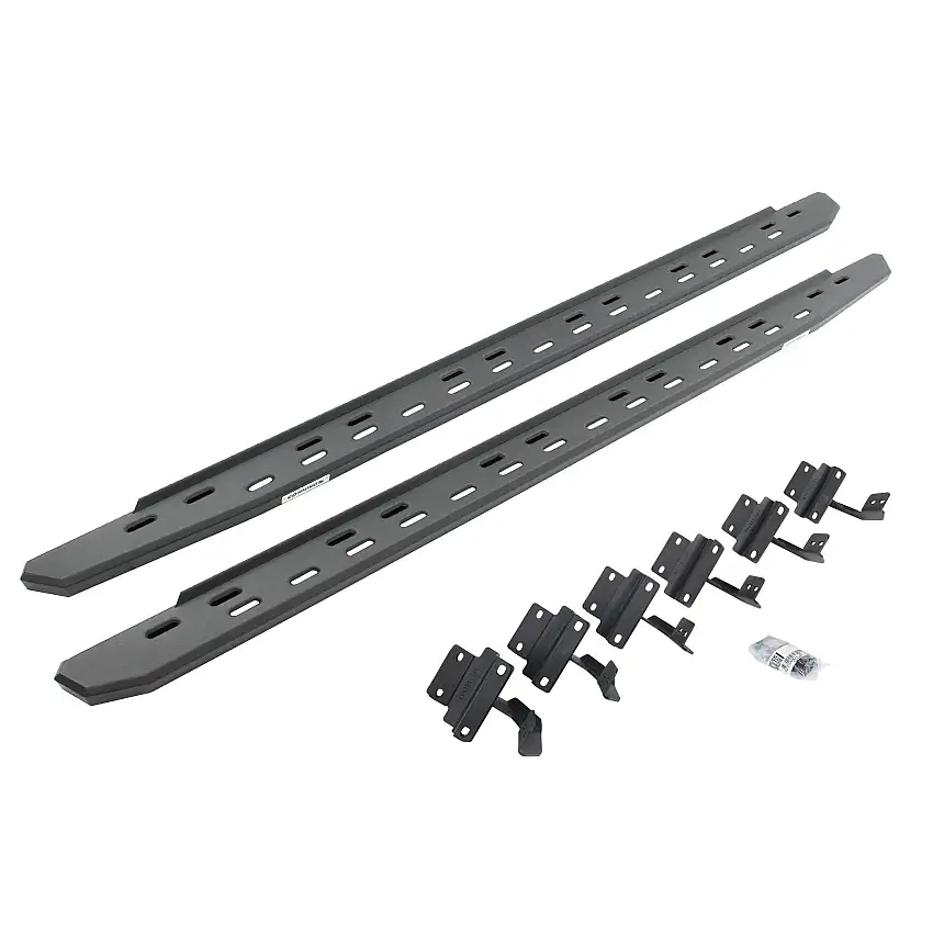 Go Rhino 69615587SPC RB30 Slim Line Running Boards with Mounting Bracket Kit