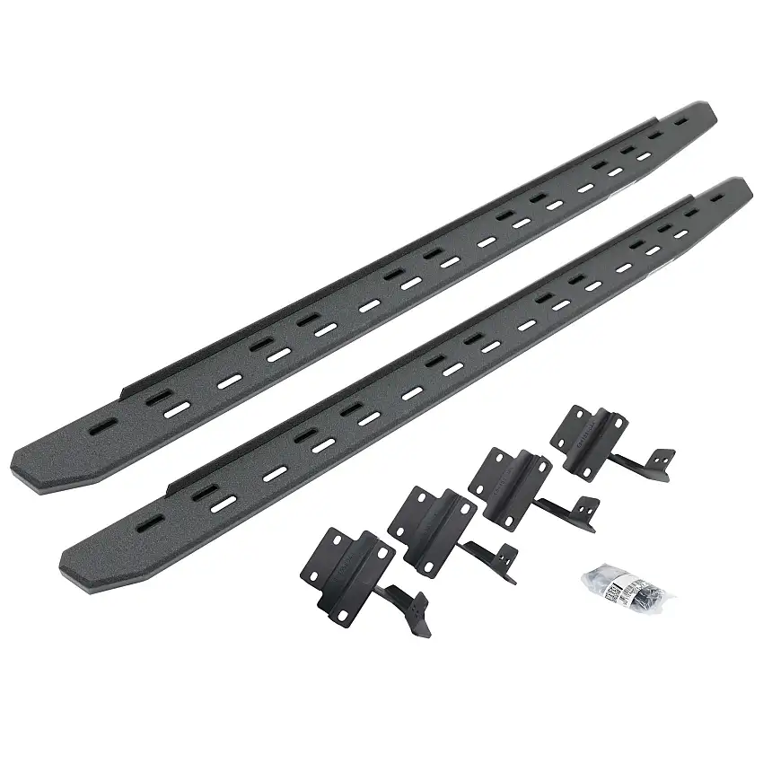 Go Rhino 69617780ST RB30 Slim Line Running Boards with Mounting Bracket Kit