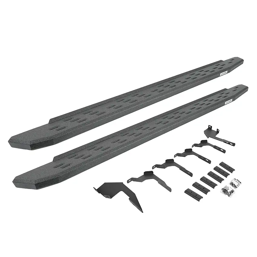 Go Rhino 69636880T RB30 Running Boards with Mounting Brackets Kit
