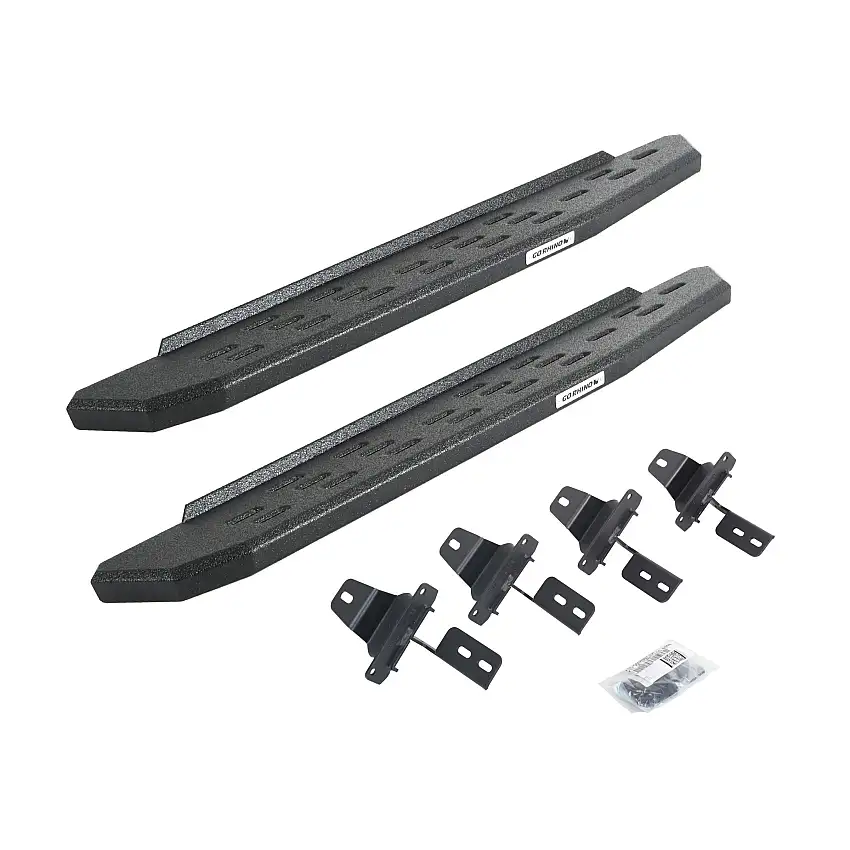 Go Rhino 69692748T RB30 Running Boards with Mounting Bracket Kit