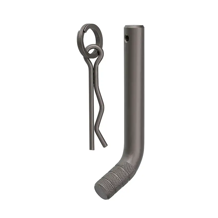 Reese Tactical Trailer Hitch Pin & Clip, Fits 2 in. & 2-1/2 in. Receivers, 5/8 in. Pin Diameter, Pewter
