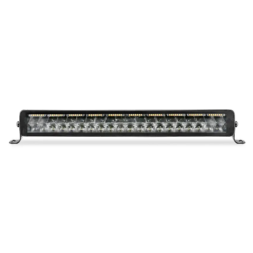 Go Rhino 752002112CDS Blackout Combo Series - DOUBLELINE 20" Double Row LED Light Bar w/Amber LEDs