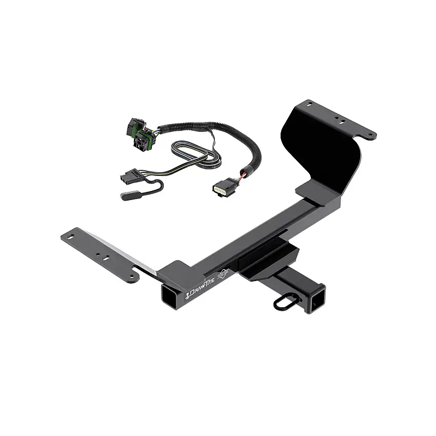 2022-2024 Chevrolet Equinox Except Premier or Models w/1.6L Diesel Engine Draw-tite Class 3 Trailer Hitch, 2 Inch Square Receiver Bundle w/ Plug-n-Play T-One Wiring Harness